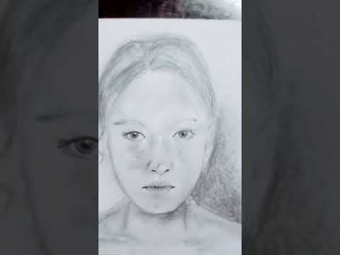 Me (an 11 year old) tries hyper realism for the first time #shorts #art #hyperrealisticart