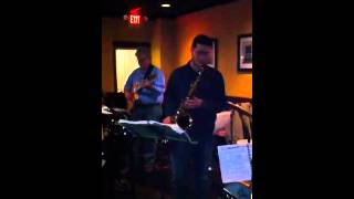 Mike Lyons, Gary Appleby and Dave Williamson playing jazz,