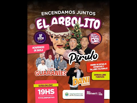 Encendido del Arbolito 2025 Rio Primero