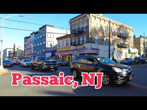 Walking in Passaic, New Jersey, USA | Some of the streets east of Route 21