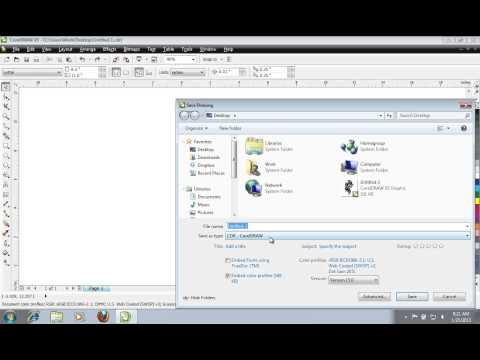 How to Export from CorelDraw with a Transparent Background