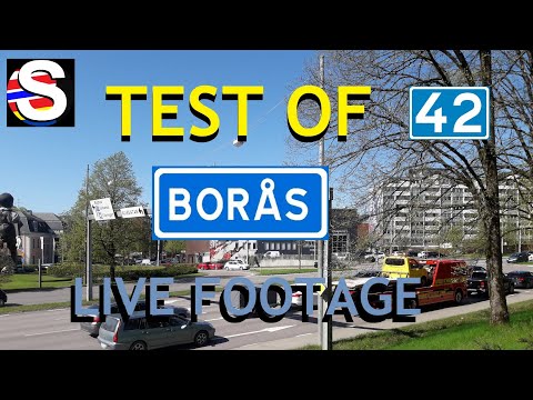 Riksväg 42, Arlagatan - Borås, Sweden - May 7, 2024