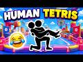 CO OP HUMAN TETRIS Fun 2 Player Challenge High Quality Immersive Interactive Warm Up
