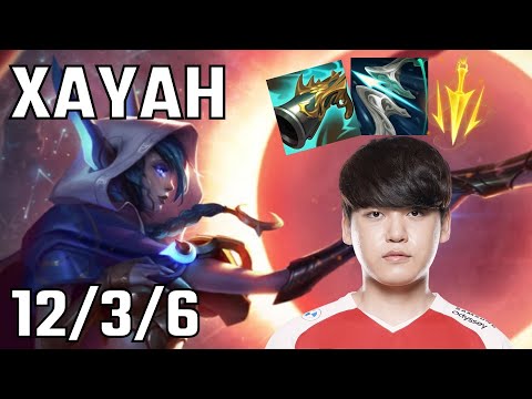 T1 Gumayusi Xayah ADC vs Samira | KR Sever | Patch 12.5 | LoL Replays
