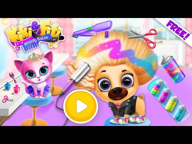Kiki Fifi Pet Beauty Salon Haircut Makeup By Tutotoons