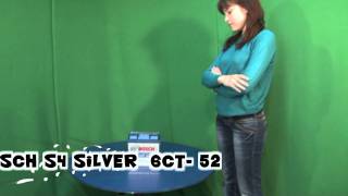 Bosch 6СТ-52 S4 Silver (S40 020) - відео 1