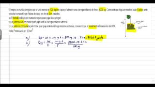 Tecnologia industrial. Proves accés universitat. Potència i treball.