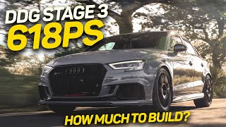 How much to build a *STAGE 3 618PS* Audi RS3 8V?! DDG Tuned, Automotive Passion Kit, Xpel PPF & More