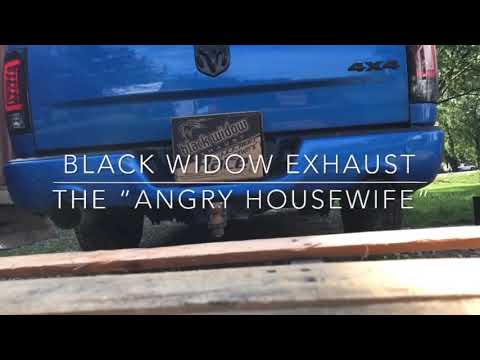 2018 Ram 1500 5.7L Hemi with Kooks long tube headers and Black Widow Angry Housewife
