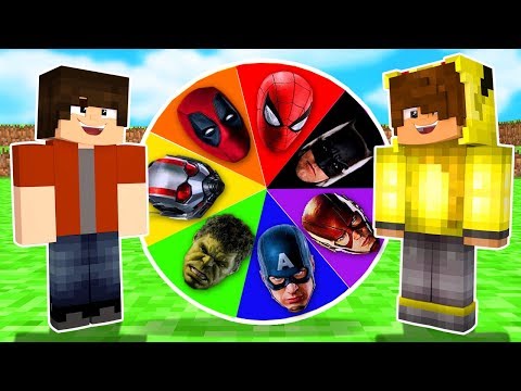 SÜPER KAHRAMAN ÇARK ÇEVİRME OYNADIK! 😱 - Minecraft