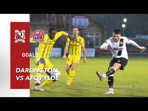 Goals: Darlington v Fylde