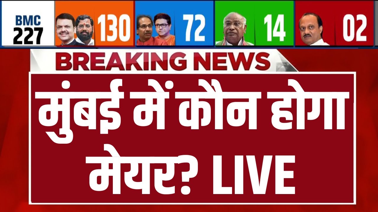 BMC Election Results LIVE Updates : मुंबई में कौन होगा मेयर? BJP | Uddhav Thackeray