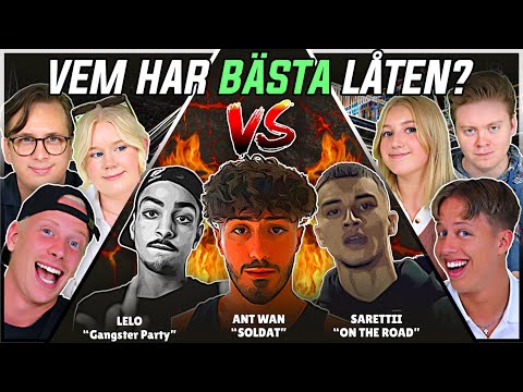 VEM HAR BÄSTA LÅTEN? (Ant Wan, Sarettii, Lelo) | Swedish Rap Reaction | #42