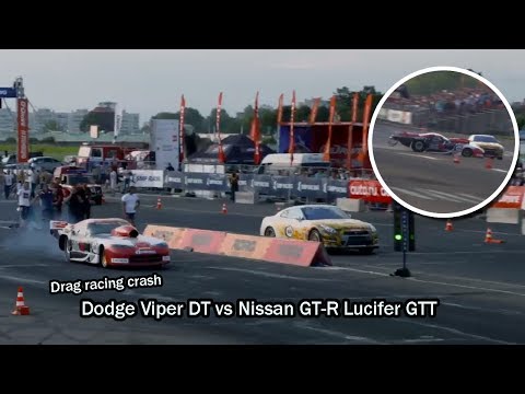 Nissan GTR и Niva вышли в финал против Ferrari. Драг-рейсинг