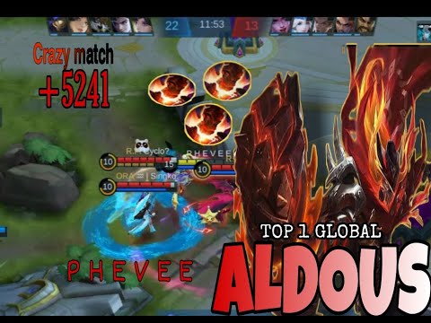 Super punch aldous the destroyer and not afraid to die.Top 1 Global Aldous P H E V E E -MLBB