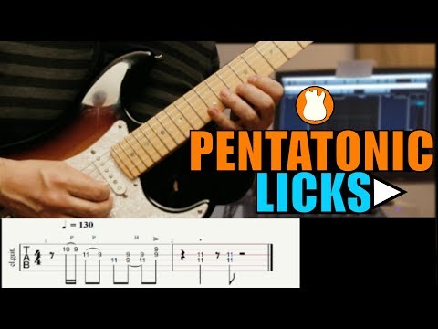 Pentatonic Licks For The 4th Position [with TABS]