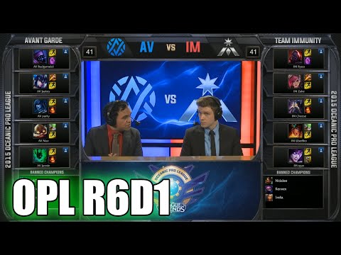 Avant Garde vs Team Immunity | Round 6 Day 1 Oceanic Pro League Spring 2015 | AV vs IM