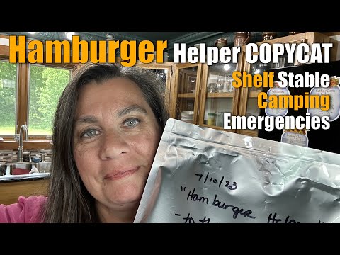 Hamburger Helper CopyCAT | SHELF Stable Camping - Emergencies | Big Family Homestead