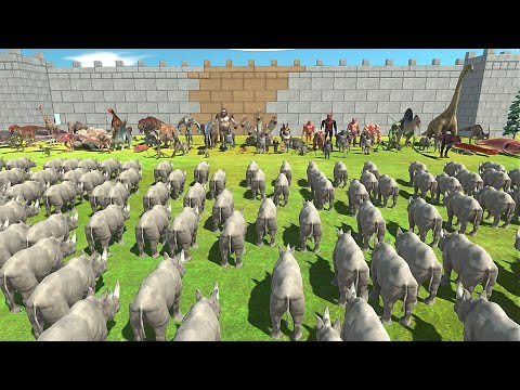 RHINOCEROS VS FACTION similiar price - Animal Revolt Battle Simulator