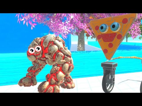 ESCAPE FROM CRAZY PIZZA  - ANIMAL REVOLT BATTLE SIMULATOR