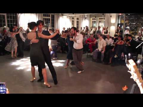  a  dance  to  the  tango  "  Guapeando  "  by  Aníbal Troilo  at  Portland tango festival  in  2015