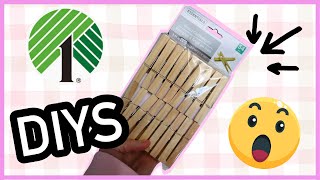🤯 DOLLAR TREE DIY CRAFTS USING CLOTHES PINS!
