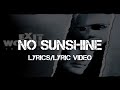 DMX - No Sunshine (Lyrics/Lyric Video)