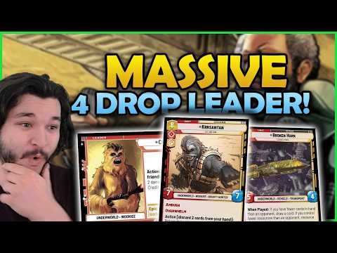 CRAZY NEW 5 POWER 4 DROP LEADER?! | Star Wars Unlimited