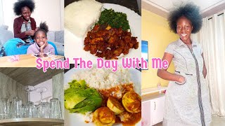 WATCHING BARBIE/NEW KITCHEN ARRANGEMENT/TASTY PORK RECIPE, Undoing Hair/Linda Mary/Kenyan YouTuber