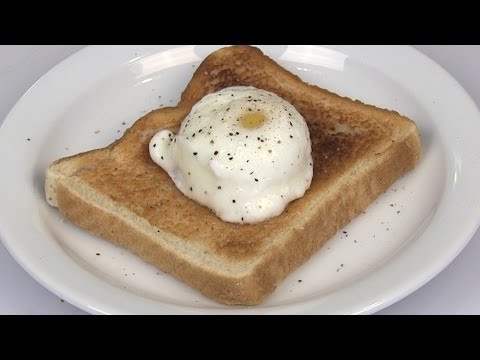 NO Fail Microwave Perfect Poached Egg Recipe