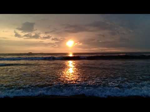 Sunset in benthota beach