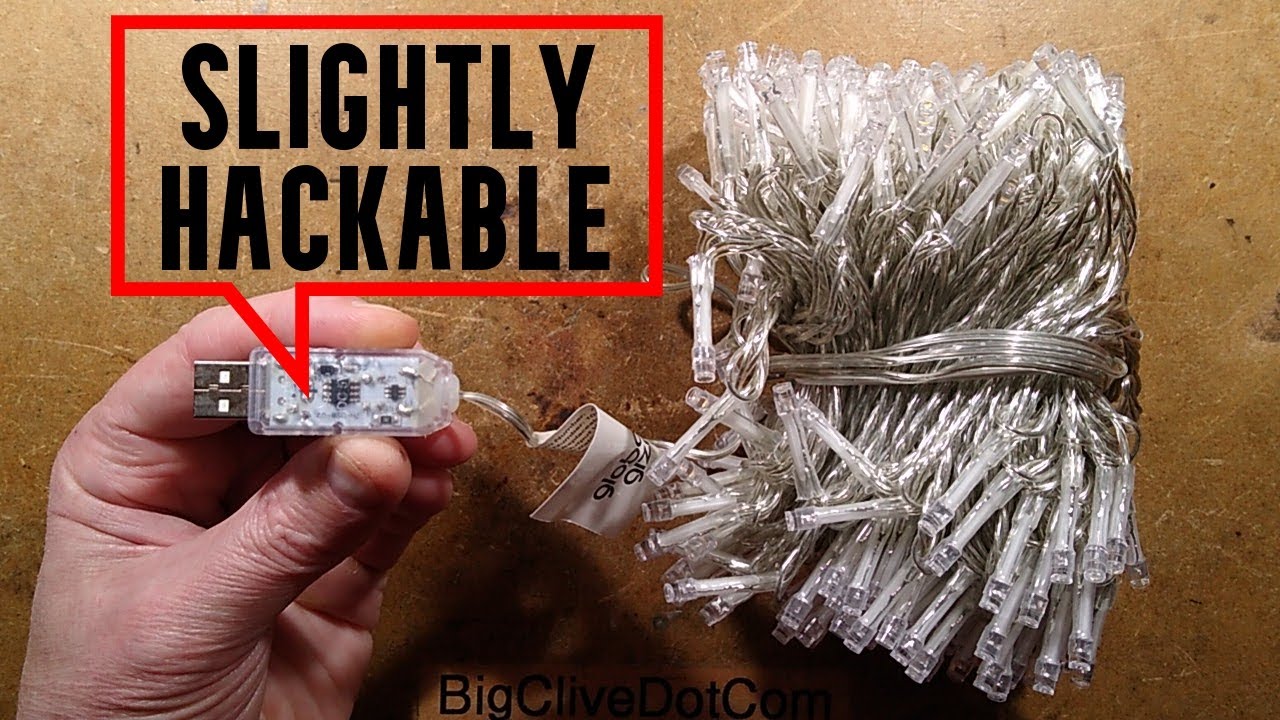 USB fairy light controller (with schematic)