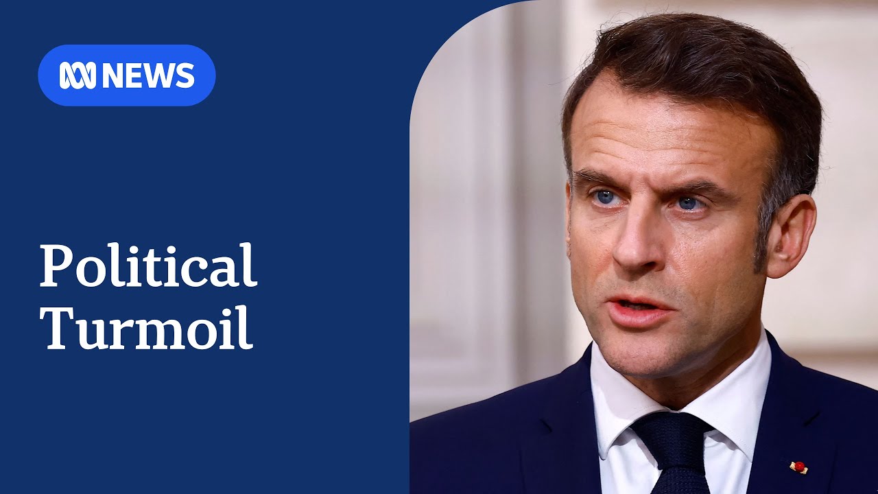 French President Emmanuel Macron calls for calm amidst political instability | ABC News