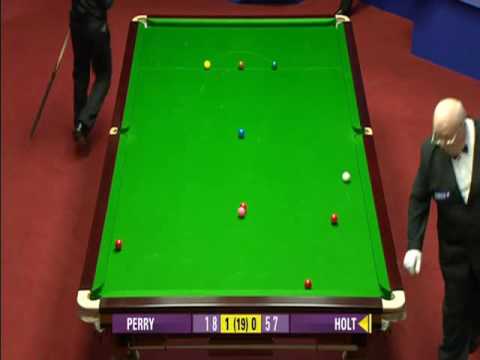 Snooker - 2010 WSC R1 - Michael Holt 112 break