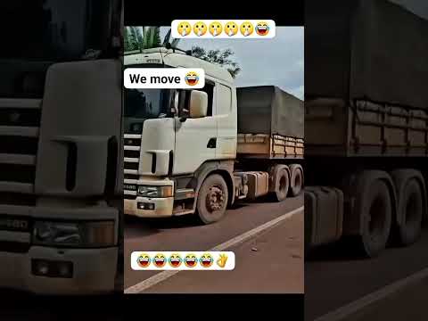 rushing to offload bay #trucks #speed #viral