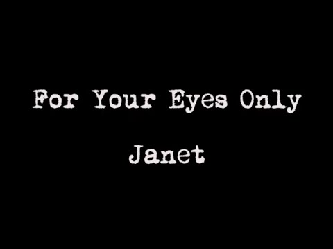 Happy Birthday Janet! James Bond Style!