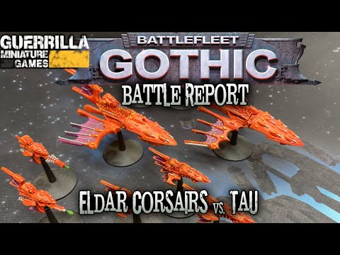 #TBT Battlefleet Gothic Battle Report - Eldar vs. Tau