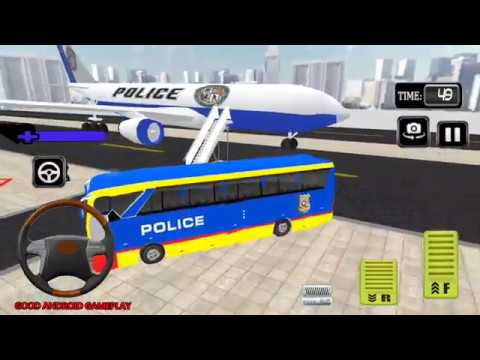 Police Bus Prisoner Transport Sim - Offroad Police Transport | Android GamePlay FHD