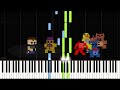 Hard To Say Goodbye FNaF 4 Synthesia Piano Tutorial