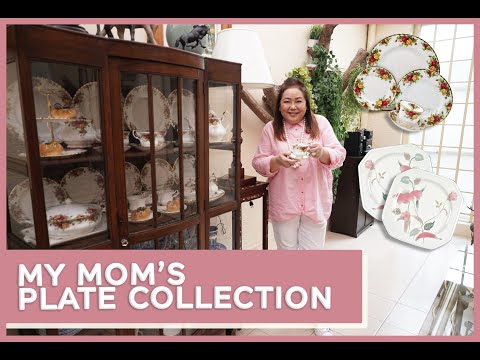 My Mom's Plate Collection | Plate Tour | Royal Albert | Mikasa | Tableware Collection | Dinnerware