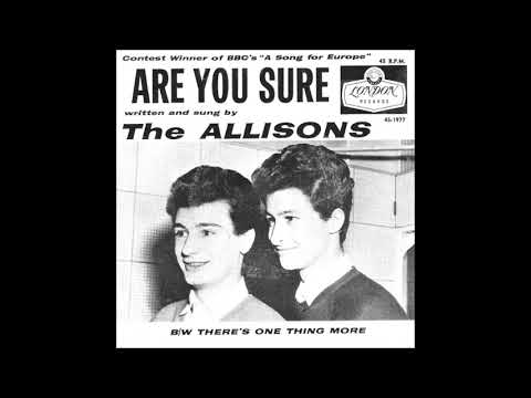 The Allisons ‎– Are You Sure 1961