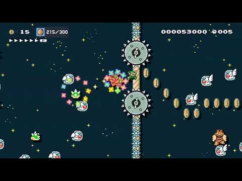 ◆世界一の半自動を目指すダッシュ半自動 ! ◆~Keep Y+→~ by ★E/H/M_そら★ - Super Mario Maker 2 - No Commentary 1by 1bz