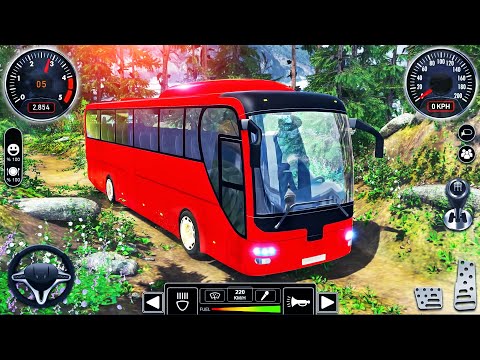 Bus Driving Coach Simulator - Offroad Bus Driver 3D - Android GamePlay