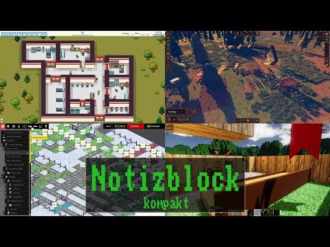 Notizblock kompakt #039: Hospitalize | Community Inc | Production Line | Colony Survival