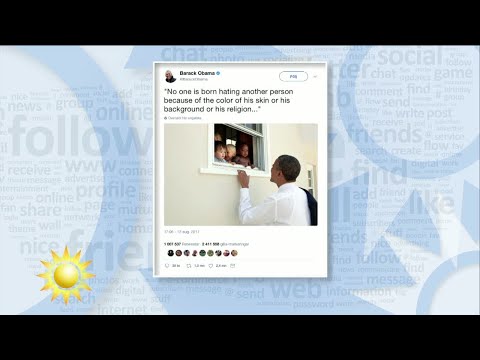 Barack Obamas tweet får internet att koka - Nyhetsmorgon (TV4)