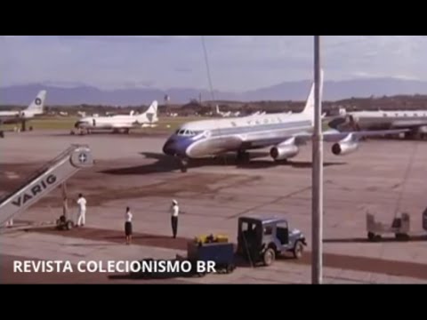 RIO DE JANEIRO GALEÃO 1968 VARIG BOEING B707 / CONVAIR 990 / DOUGLAS DC8 / CARAVELLE