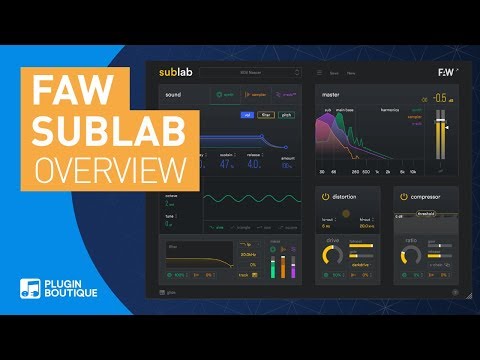 SubLab by Future Audio Workshop | Trap, Hip Hop Bass House Bass Instrument VSTi Plugin