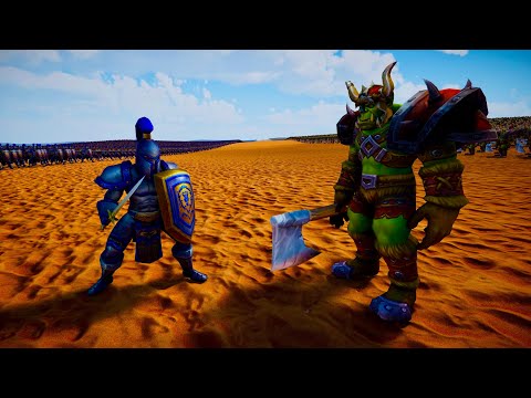 2,000,000 ALLIANCE FOOTMEN vs 2,000,000 HORDE GRUNT ORCS | Ultimate Epic Battle Simulator 2
