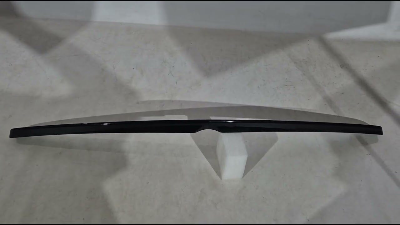 Mercedes E-klasse W212 2009–2016 Spoiler DPT V-1 (hoogglans zwart) Video 1