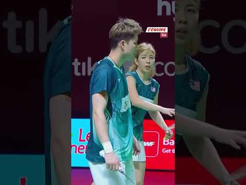 🤯​ 3 volants de match écartés, un point de pénalité pour gain de temps #badminton #lequipe #shorts